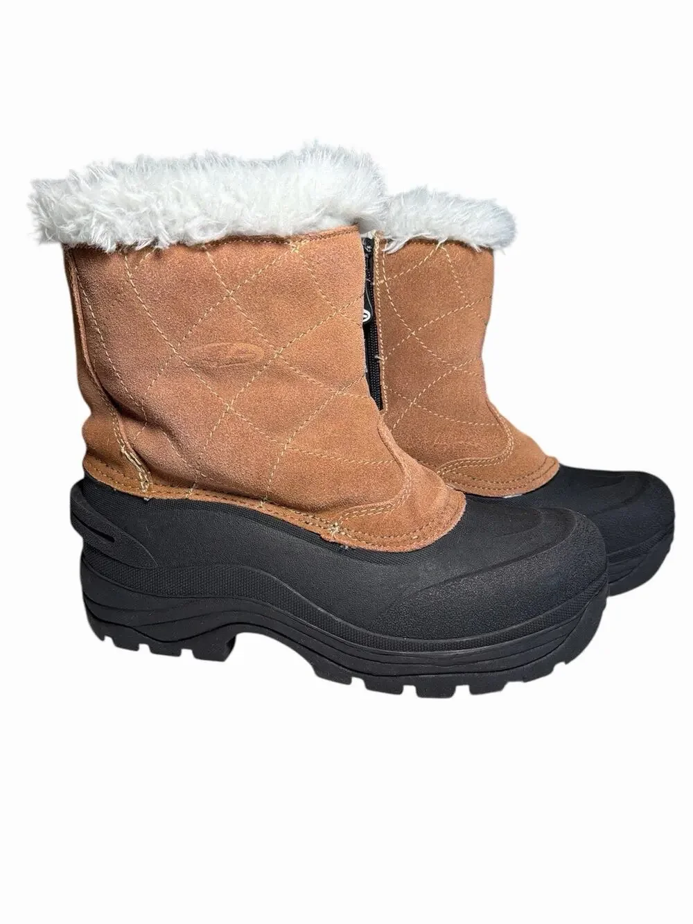 Thermolite Champion C9 Women's Insulated Winter Boots Size 10 Brown and Black